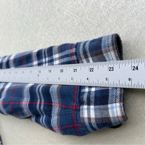 L.L. Bean Traditional Fit Fleece-lined Flannel with pockets Men Size Med… - Picture 6 of 7